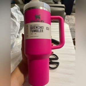 Hot Pink stanley tumbler 40 oz QUENCHER